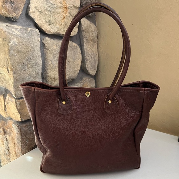 Deerfield Leathers Barn Bag Quality Leather Tote Bag - Picture 2 of 15